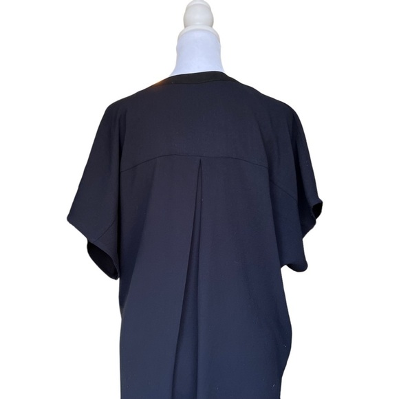 ASTR - V Neck Shift Tunic Black & Navy Shirt Mini Dress Sz M - Picture 5 of 6